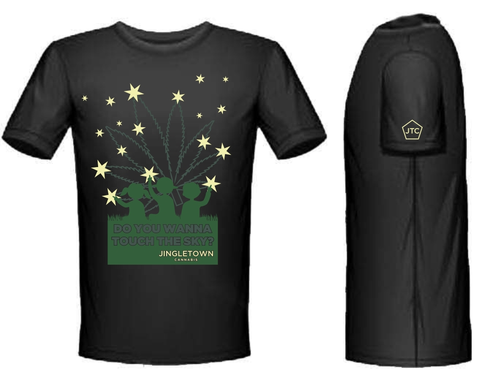T-shirt Design by Rox Art Design for JingleTown Cannabis Club | Design #14686789