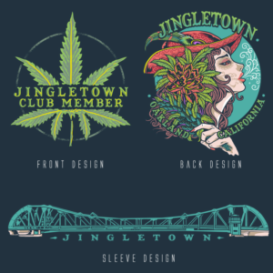 T-shirt Design by krizvector for JingleTown Cannabis Club | Design: #14684141