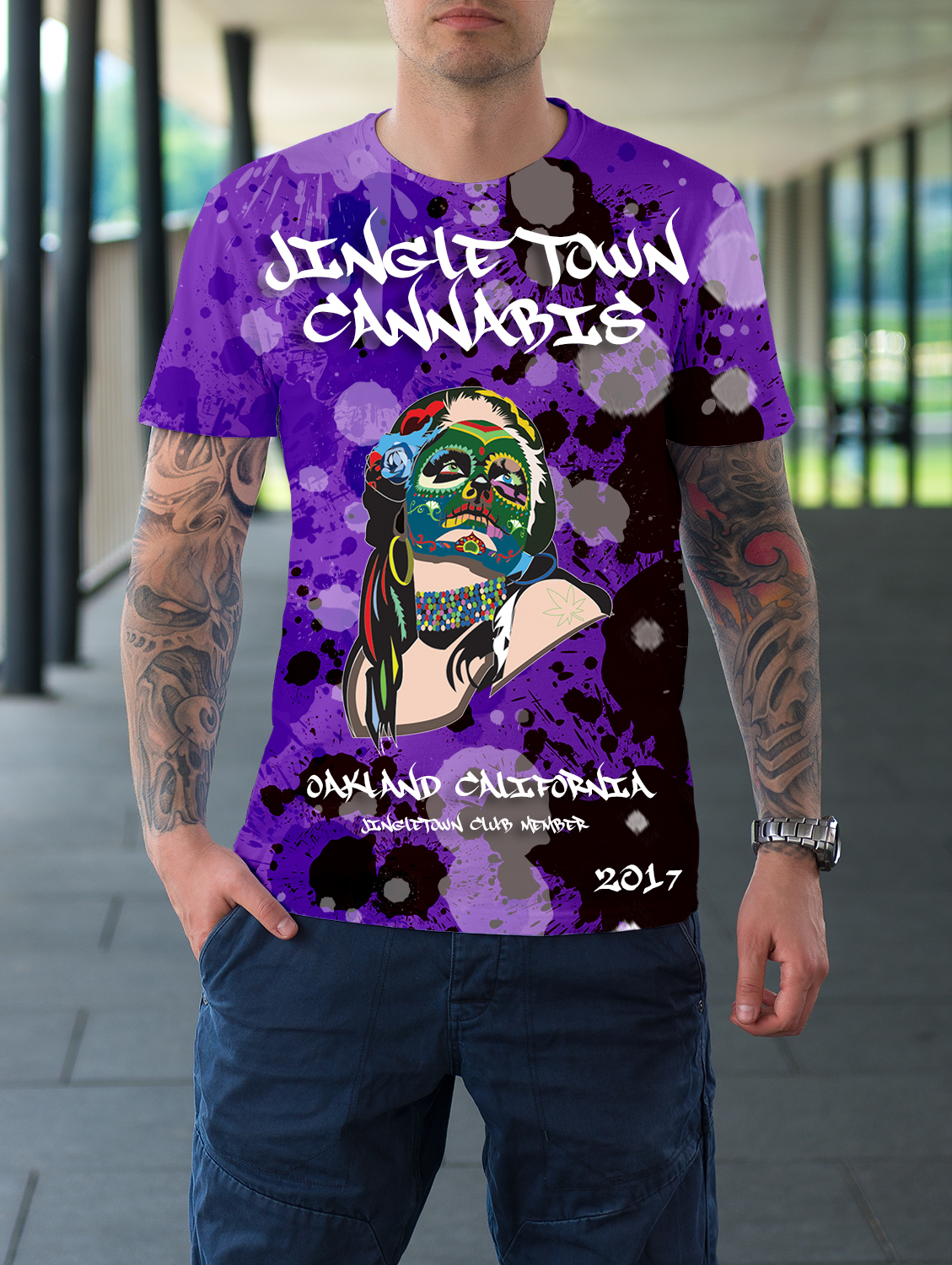 T-shirt Design by allaboutthebuzz69 for JingleTown Cannabis Club | Design #14711166