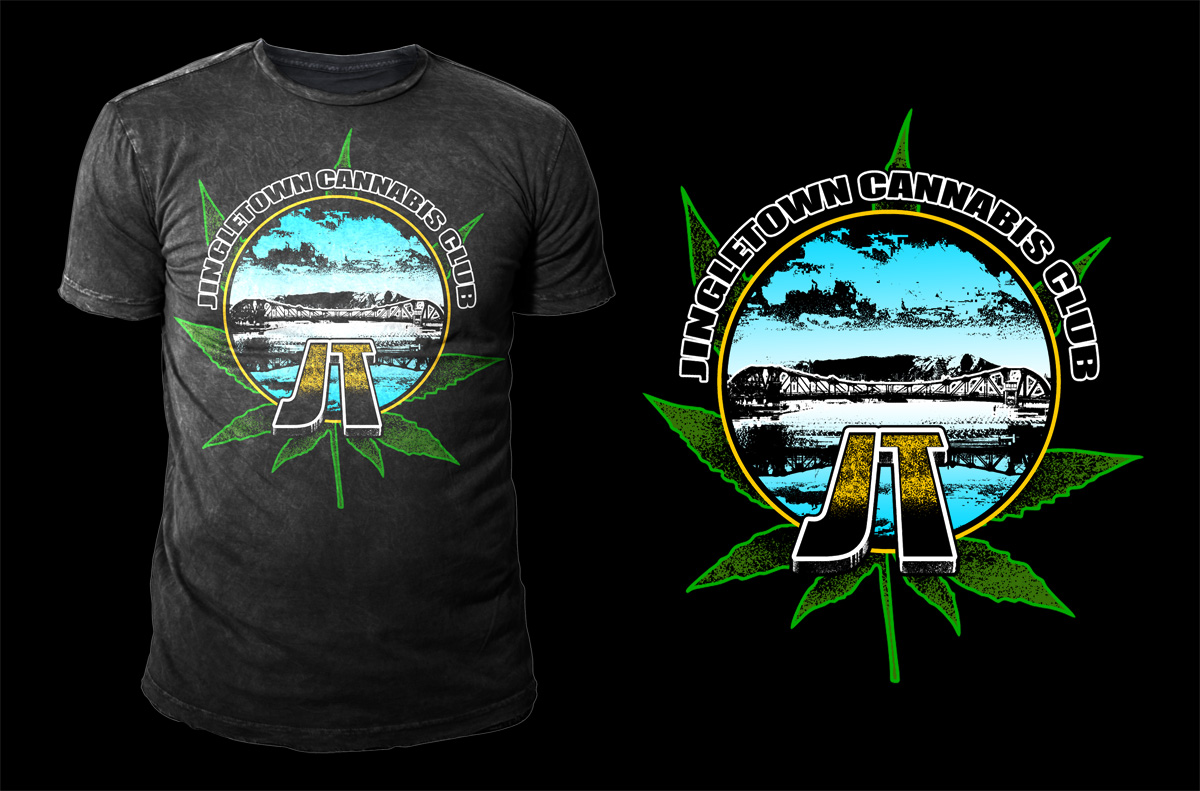 Design de T-shirt par D'Mono pour JingleTown Cannabis Club | Design #14652174