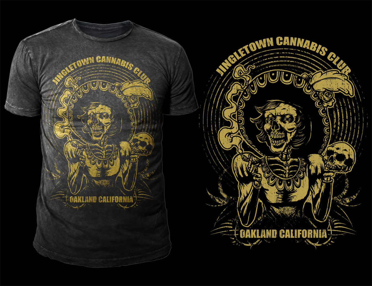 T-shirt Design by D'Mono for JingleTown Cannabis Club | Design #14675028