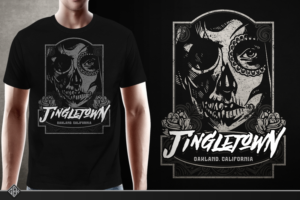 T-shirt Design by GEK (agentfortysix) for JingleTown Cannabis Club | Design #14677604