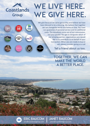 Coastlands Group information card | Card Design by EA5Designs