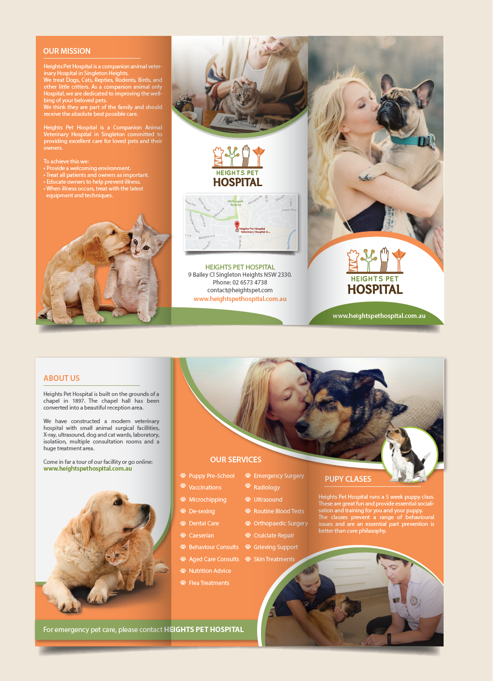 Flyer Design by alex989 for Heights Pet Hospital | Design #14680686