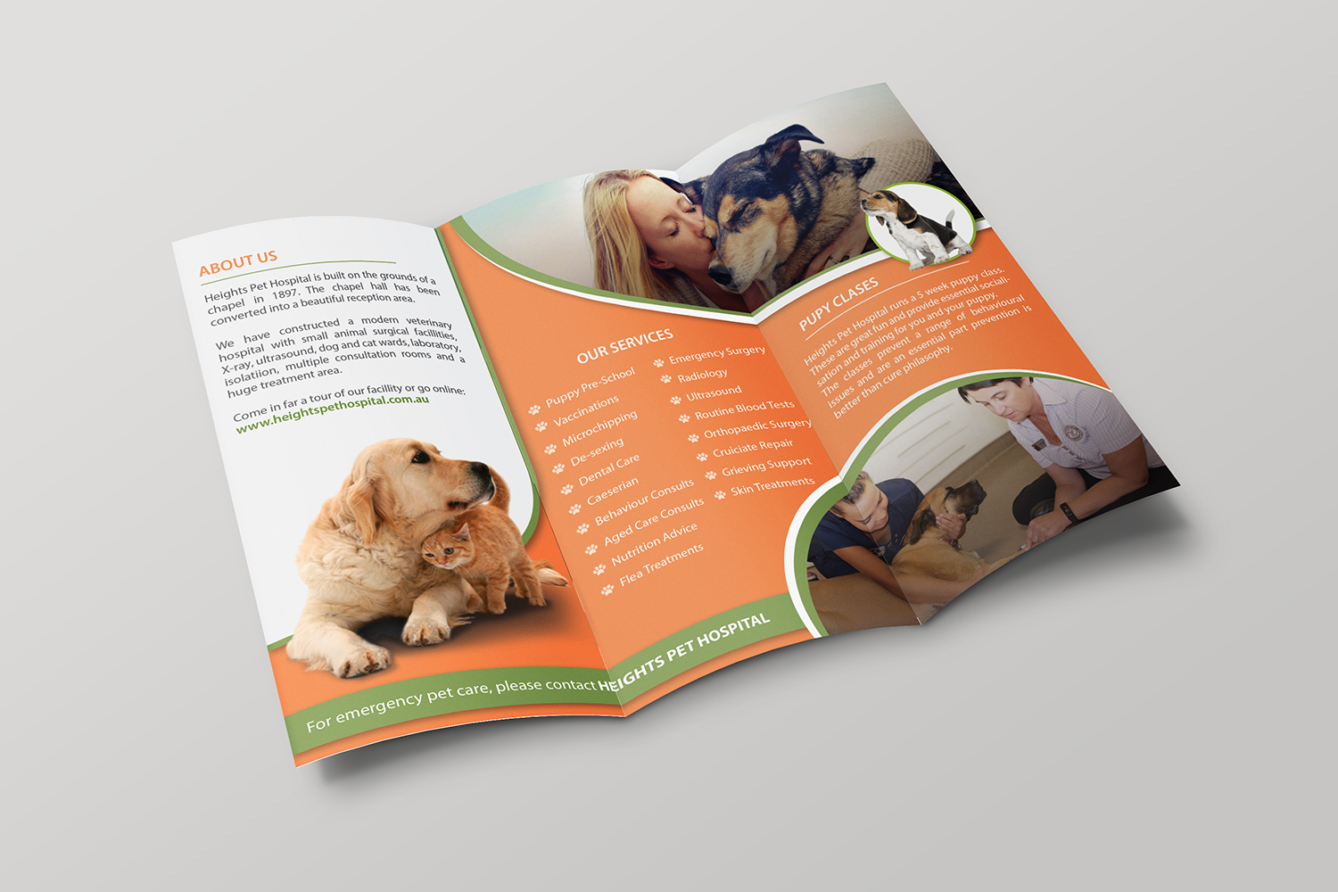 Flyer Design by alex989 for Heights Pet Hospital | Design #14680771