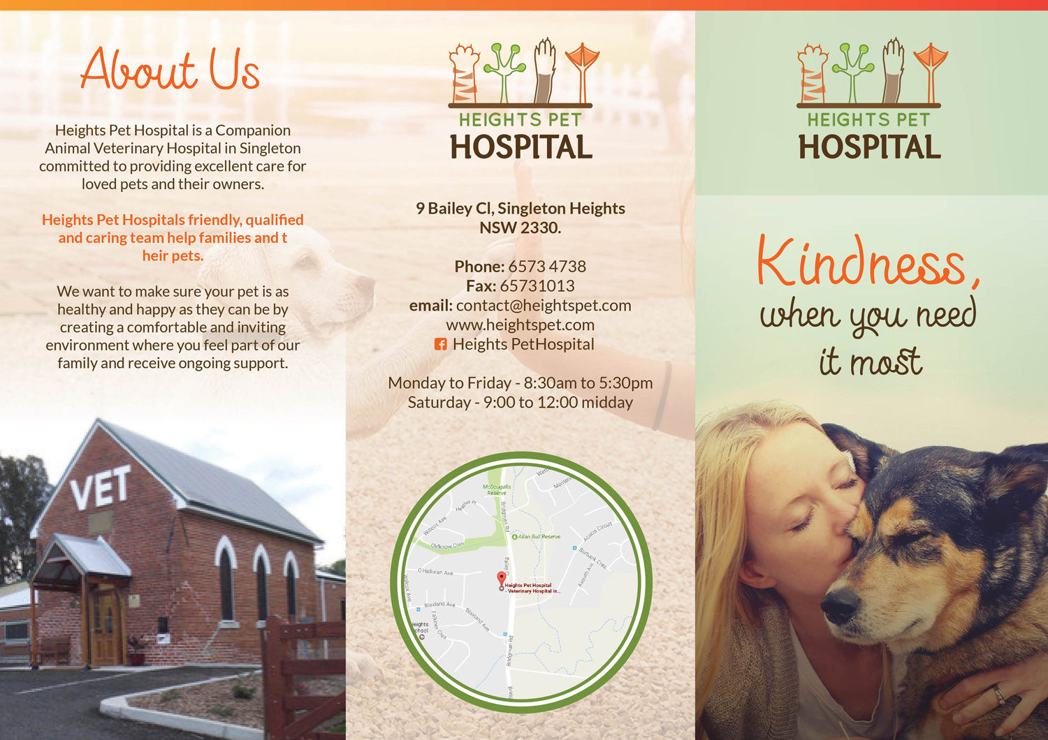 Diseño de Flyer por Oilegak para Heights Pet Hospital | Diseño #14743974