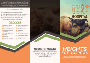 Flyer Design by Impressive Solutions for Heights Pet Hospital | Design: #14658601