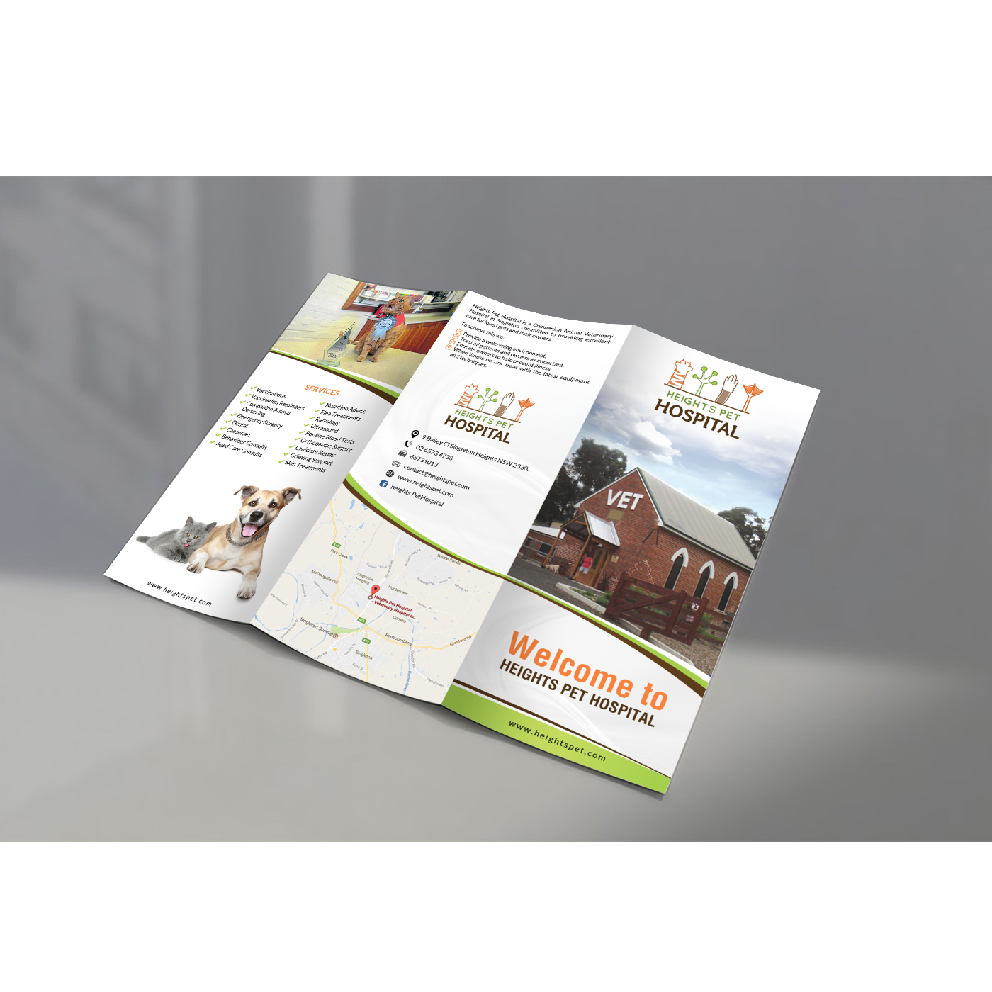 Design de Flyer par debdesign pour Heights Pet Hospital | Design #14654815
