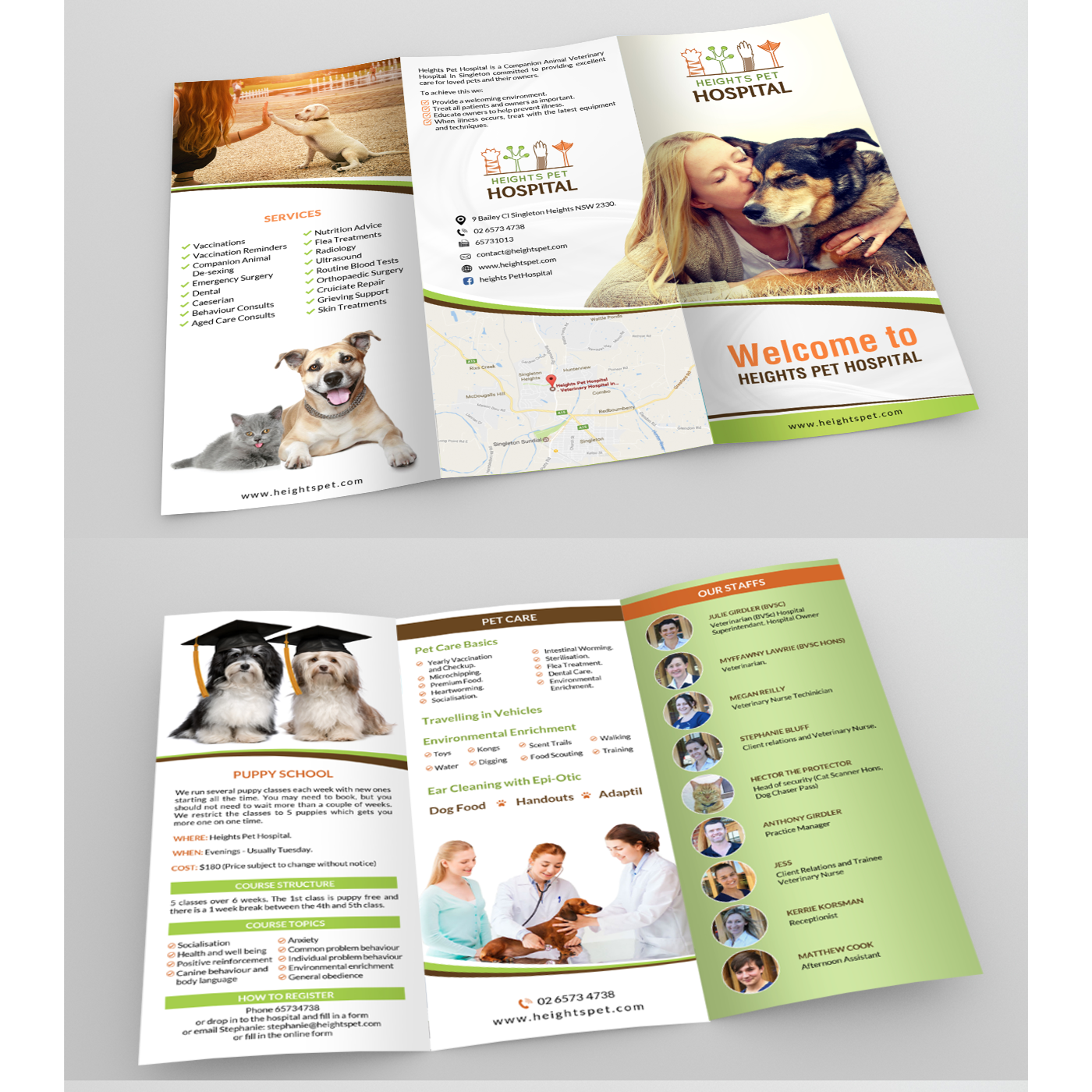 Flyer Design by debdesign for Heights Pet Hospital | Design #14677833