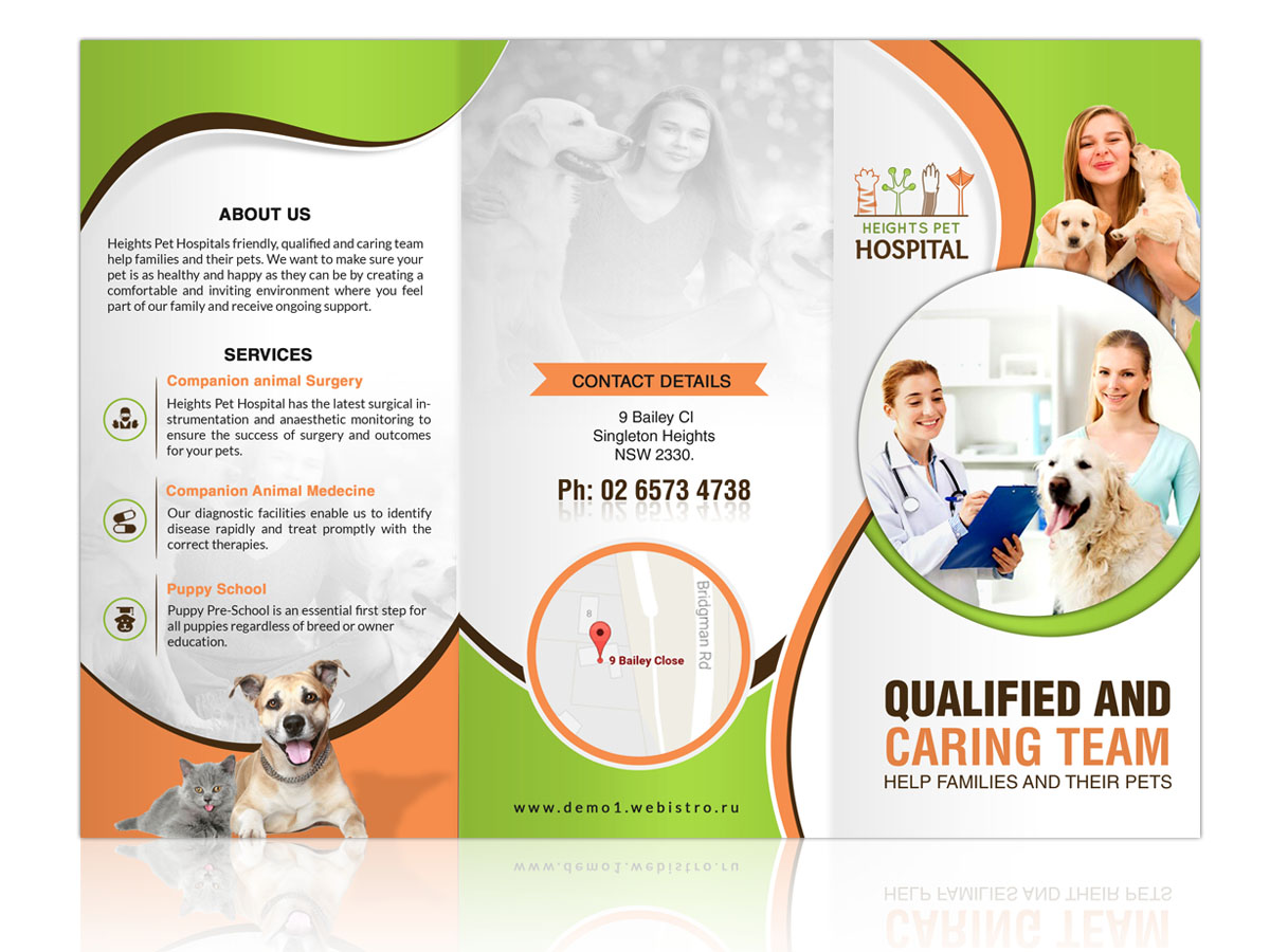 Flyer Design by creative.bugs for Heights Pet Hospital | Design #14654793