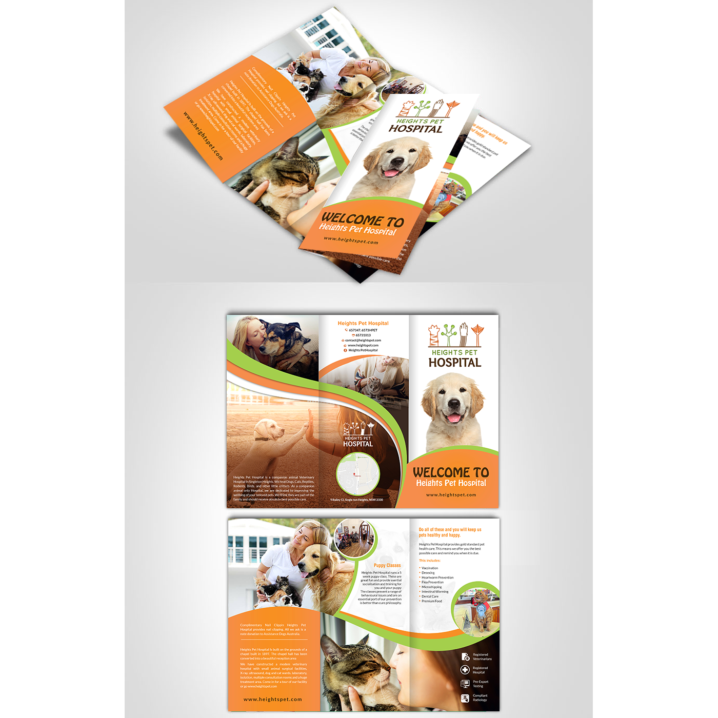 Flyer Design by creative.bugs for Heights Pet Hospital | Design #14679186