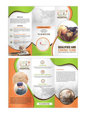 Design de Flyer par creative.bugs pour Heights Pet Hospital | Design : #14679240