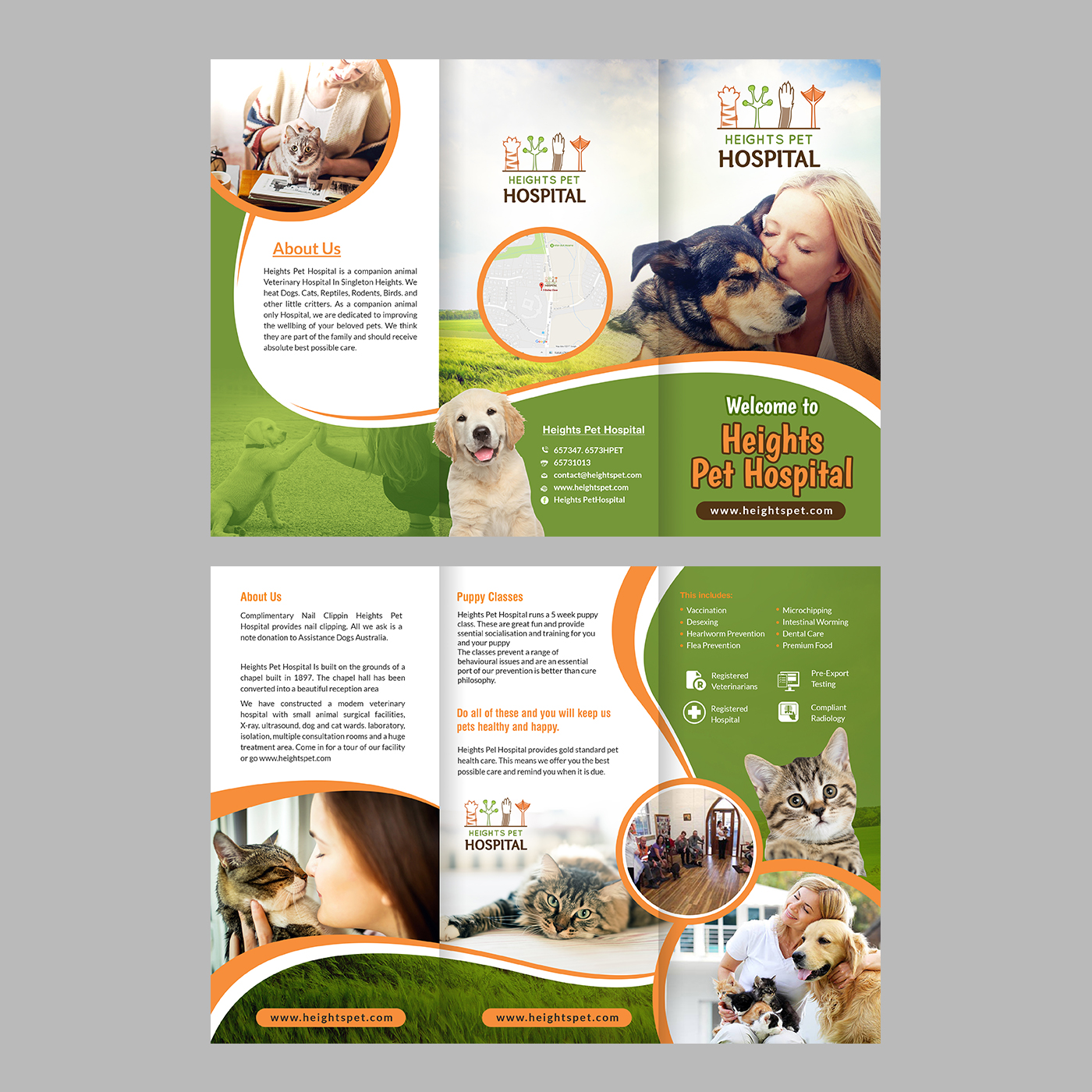 Flyer Design by creative.bugs for Heights Pet Hospital | Design #14722402