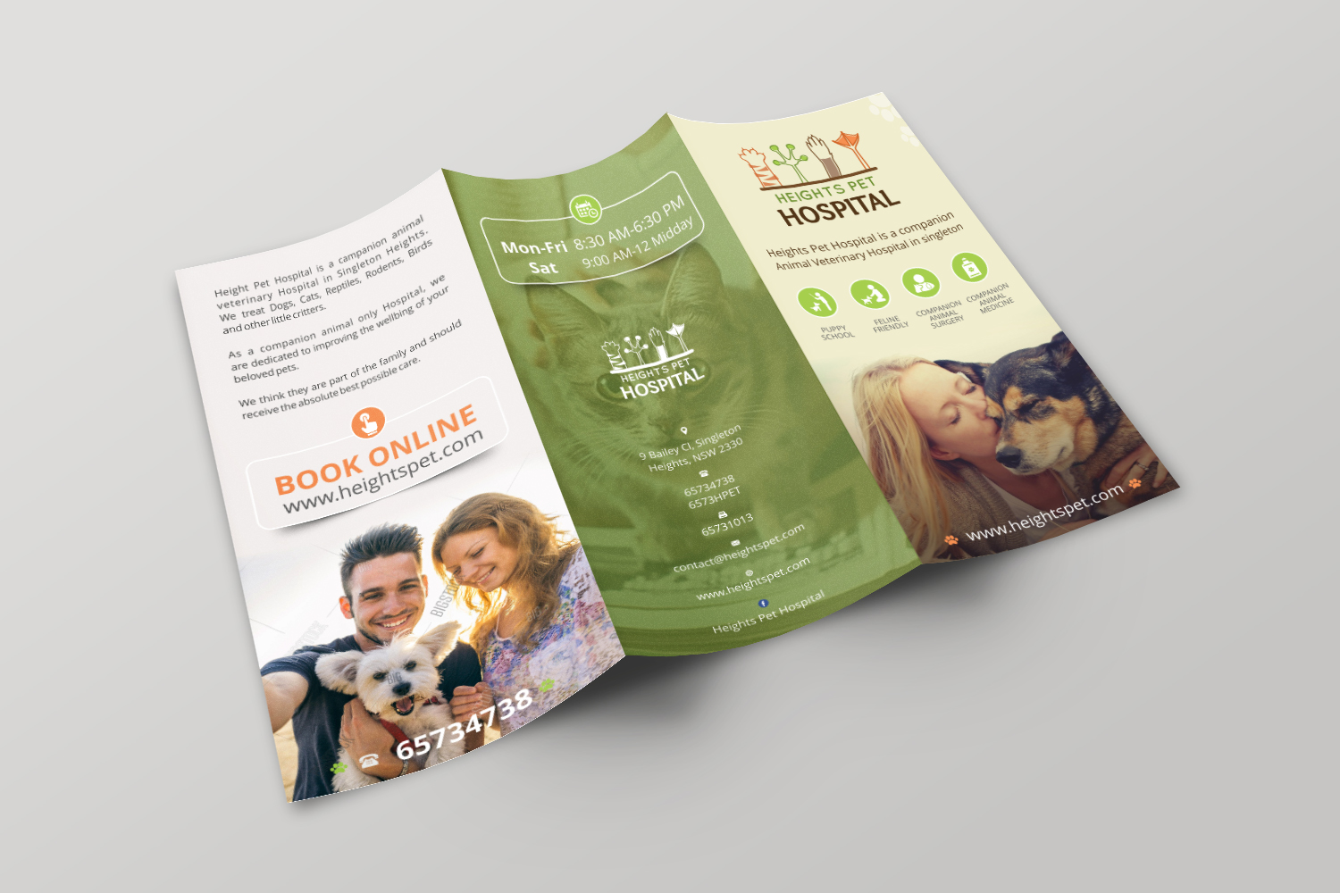 Flyer Design by ecorokerz for Heights Pet Hospital | Design #14677590