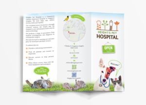 Flyer Design by - SWING - for Heights Pet Hospital | Design #14752270