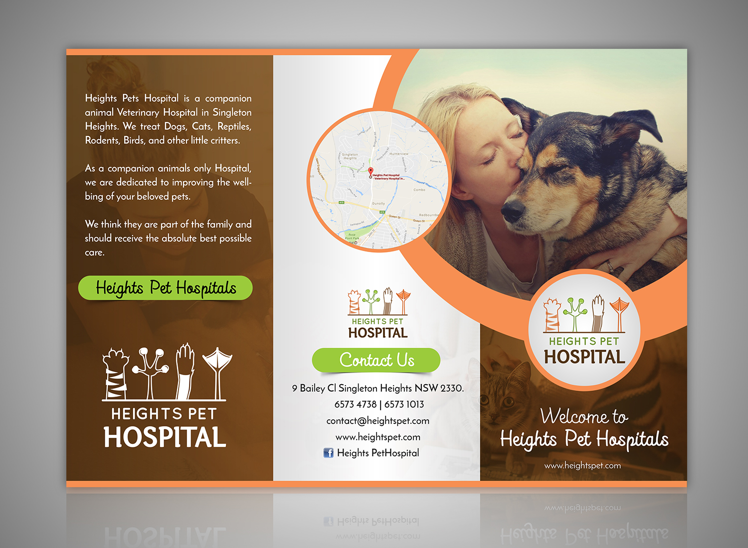 Design de Flyer par SAI DESIGNS pour Heights Pet Hospital | Design #14760601