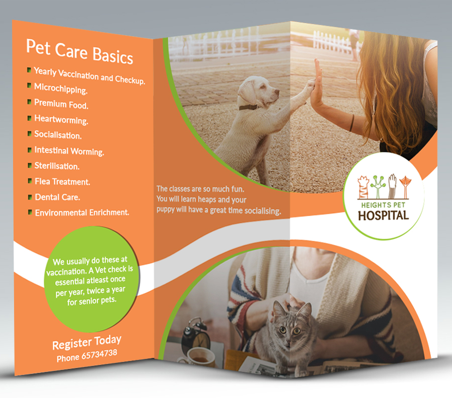 Design de Flyer par SURYA pour Heights Pet Hospital | Design #14716905