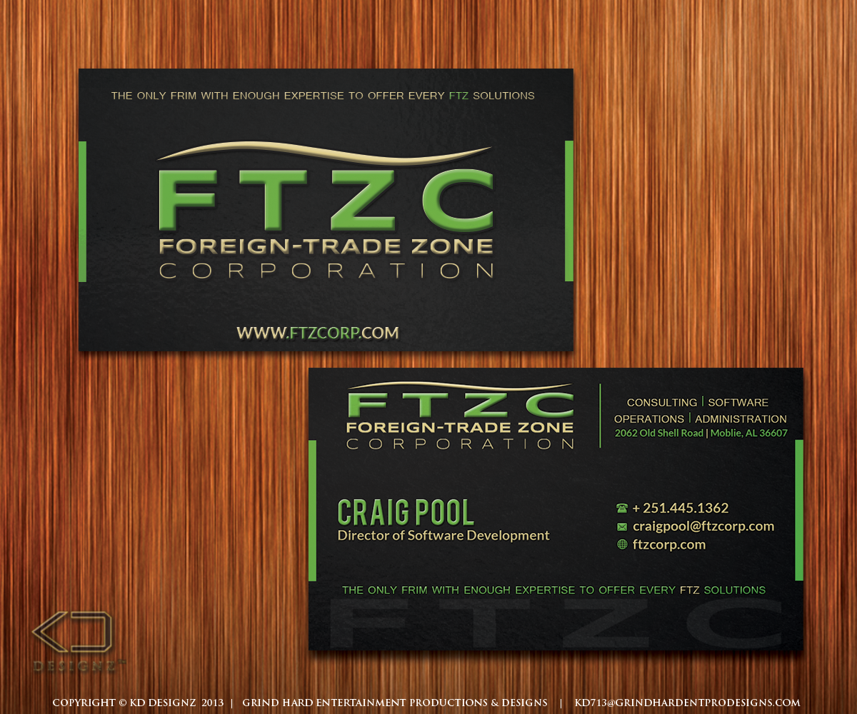 Business Card Design by KD Designz for this project | Design #2541407