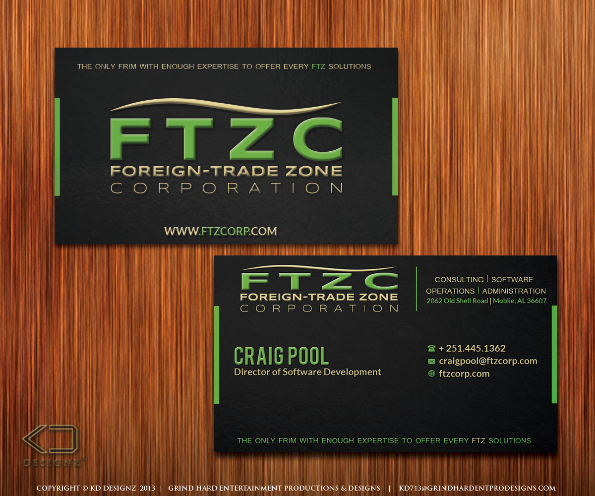 Business Card Design by KD Designz for this project | Design #2541480