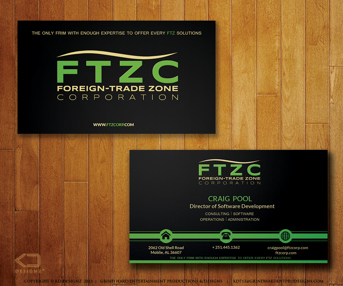 Business Card Design by KD Designz for this project | Design #2542443