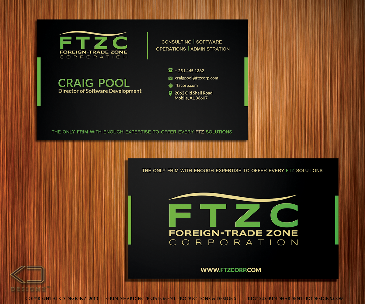 Business Card Design by KD Designz for this project | Design #2545879