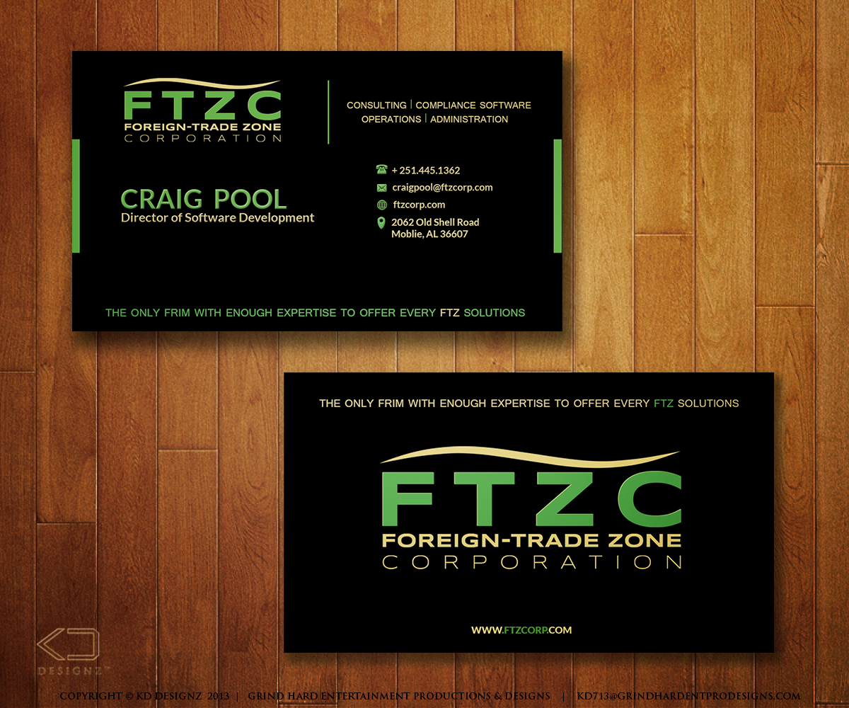 Business Card Design by KD Designz for this project | Design #2546352