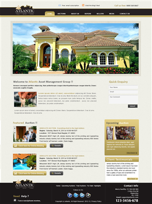 Wordpress Design by webxvision for AuctionServices.com, Inc. | Design #2549093
