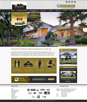 Diseño Wordpress por Tanvir para AuctionServices.com, Inc. | Diseño: #2548867