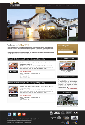 Diseño Wordpress por Creative X Designs para AuctionServices.com, Inc. | Diseño: #2562696