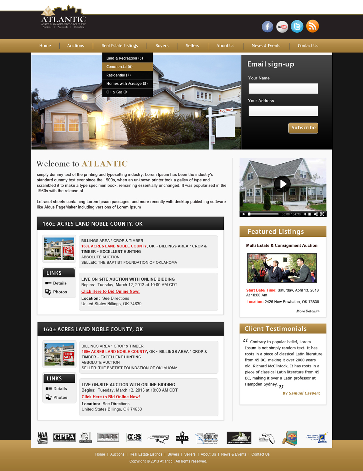 Diseño Wordpress por Creative X Designs para AuctionServices.com, Inc. | Diseño: #2562890
