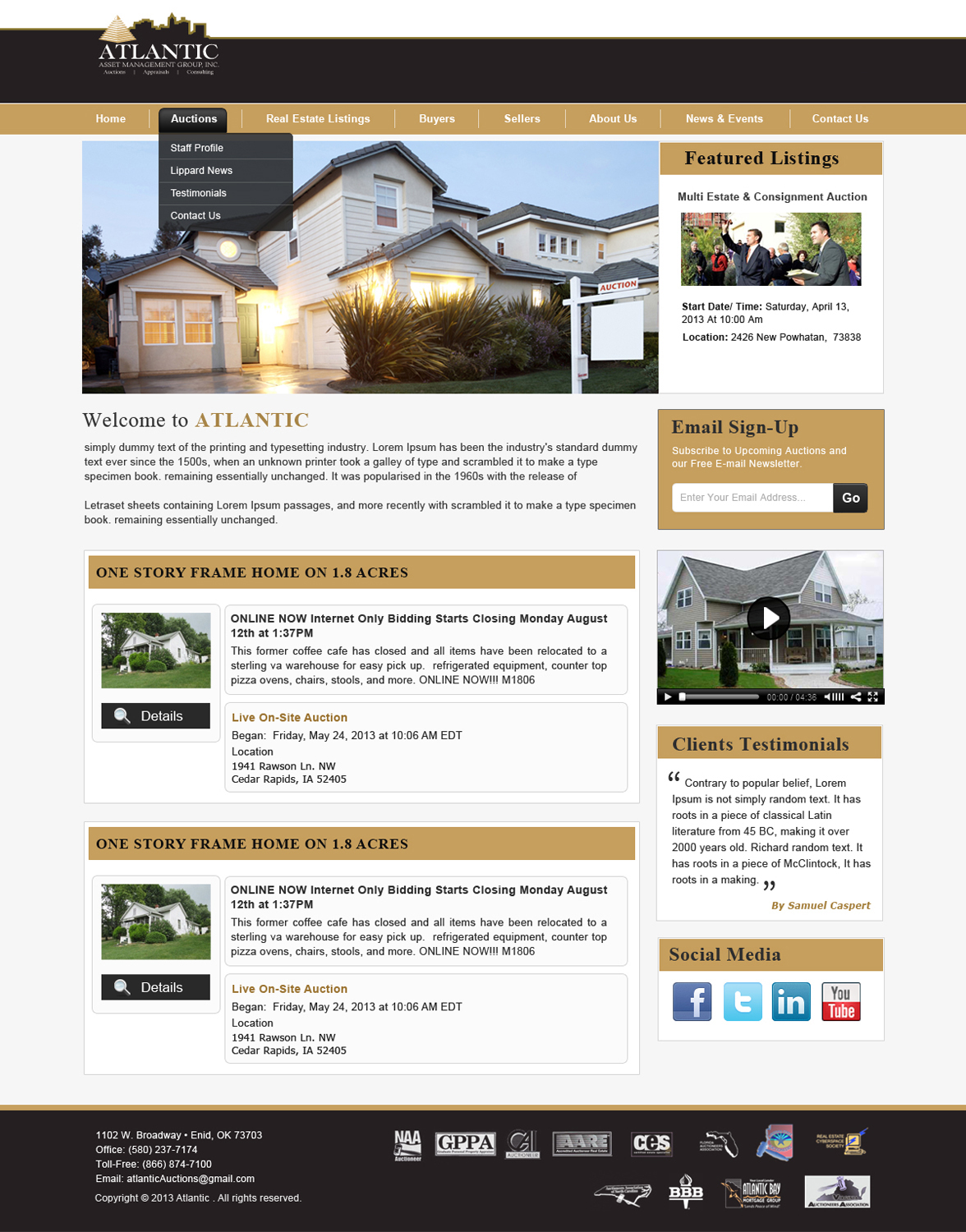 Wordpress Design by Creative X Designs for AuctionServices.com, Inc. | Design #2572215
