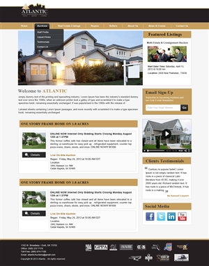 Diseño Wordpress por Creative X Designs para AuctionServices.com, Inc. | Diseño: #2572215