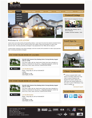 Diseño Wordpress por Creative X Designs para AuctionServices.com, Inc. | Diseño: #2572237