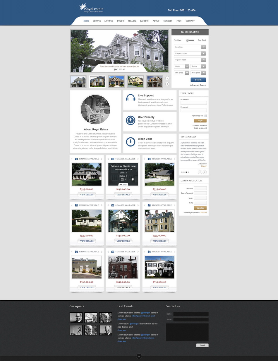 Wordpress Design by HSwebmasters for AuctionServices.com, Inc. | Design #2593841