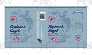Neptune's Angel Beer Label Design | Diseño de Etiqueta por Pinky 