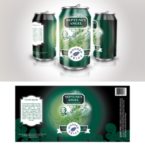 Neptune's Angel Beer Label Design