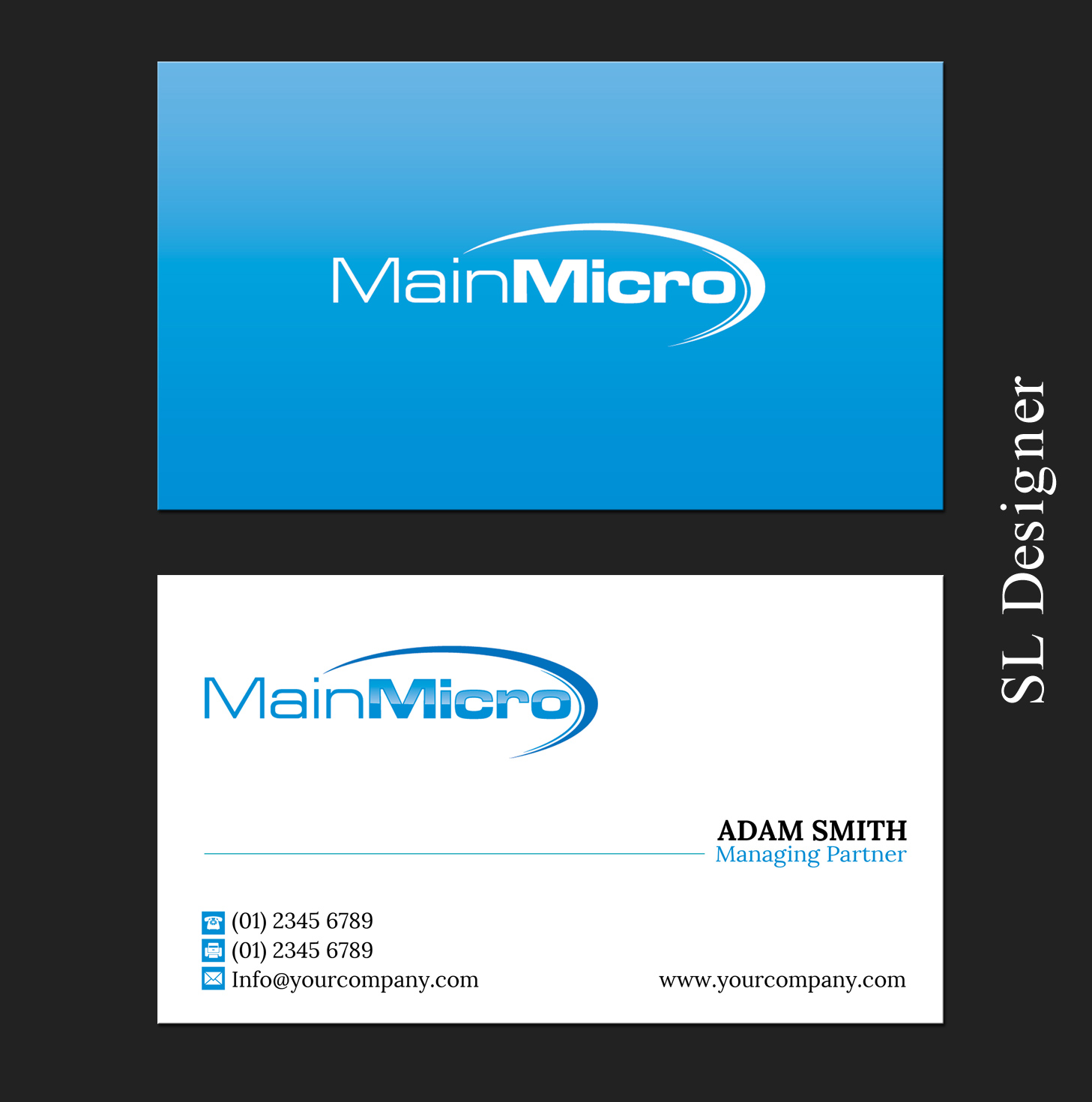 Diseño de Tarjeta de Presentación por SL Designer para este proyecto | Diseño #14650054