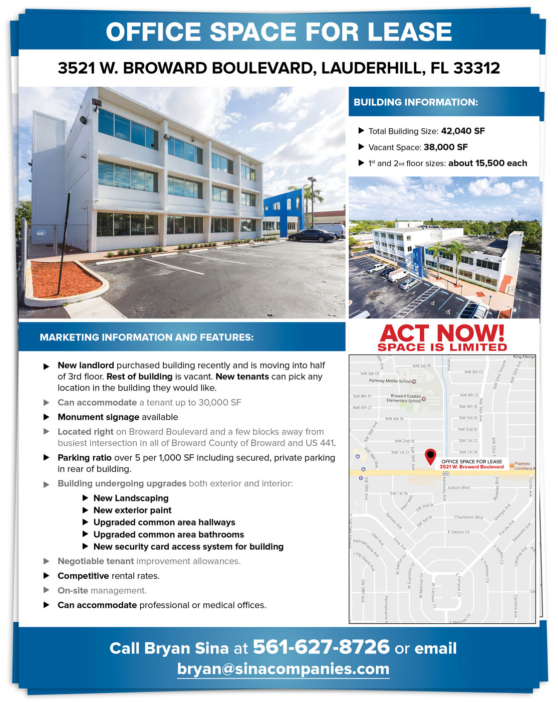 Flyer Design by UrbainFX for Sina Companies LLC | Design #14659410