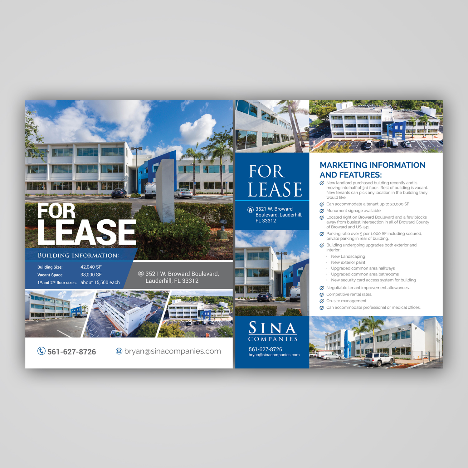 Flyer Design by Mariyam Khan for Sina Companies LLC | Design #14692624