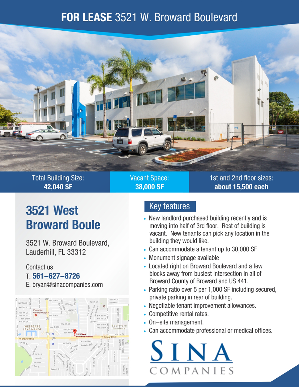 Flyer Design by D Creative for Sina Companies LLC | Design #14660367