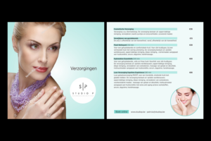 Exclusive beauty salon needs a price list or services booklet | Design de Flyer par D Creative