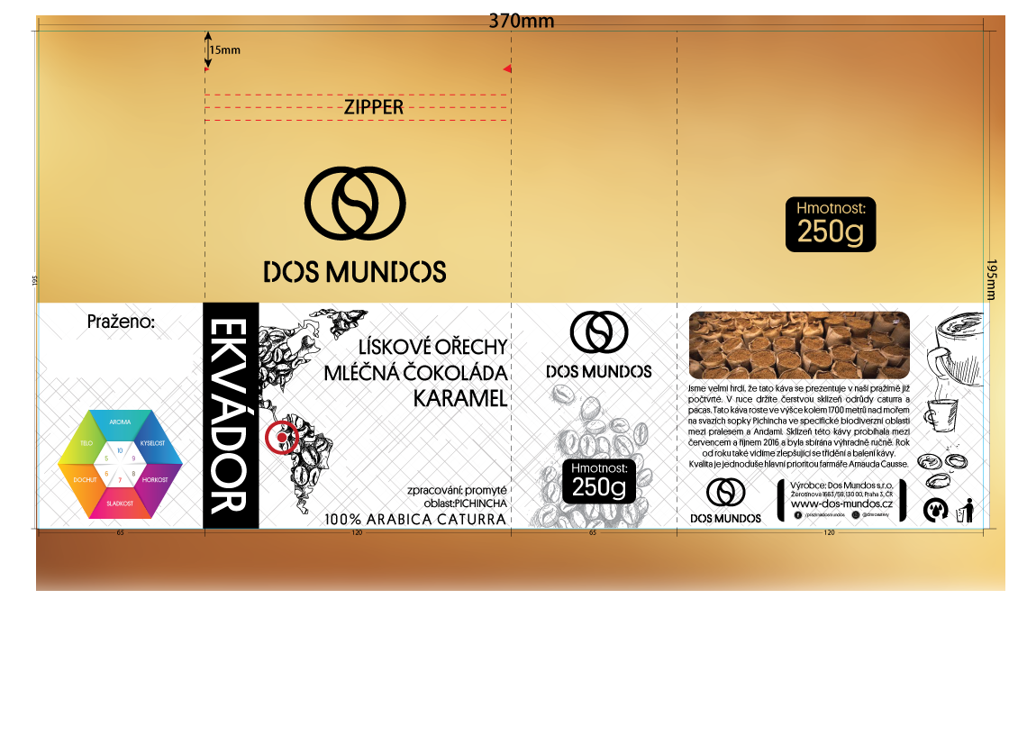 Design Emballage par Alex M. pour Dos Mundos | Design #14757780