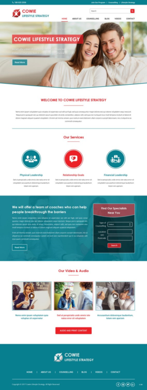 Web Design by pb for David Cowie LLC | Design: #14663347