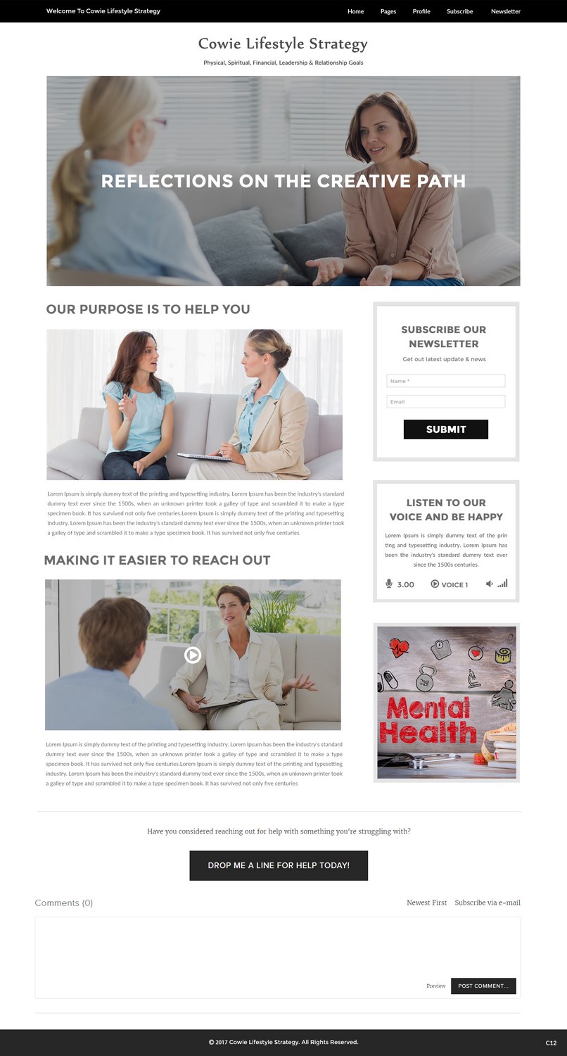 Diseño Web por pb para David Cowie LLC | Diseño #14663349