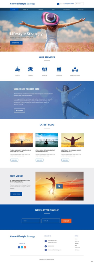Web Design by pb for David Cowie LLC | Design: #14663352