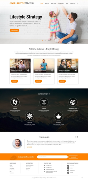 Web Design by pb for David Cowie LLC | Design: #14663353