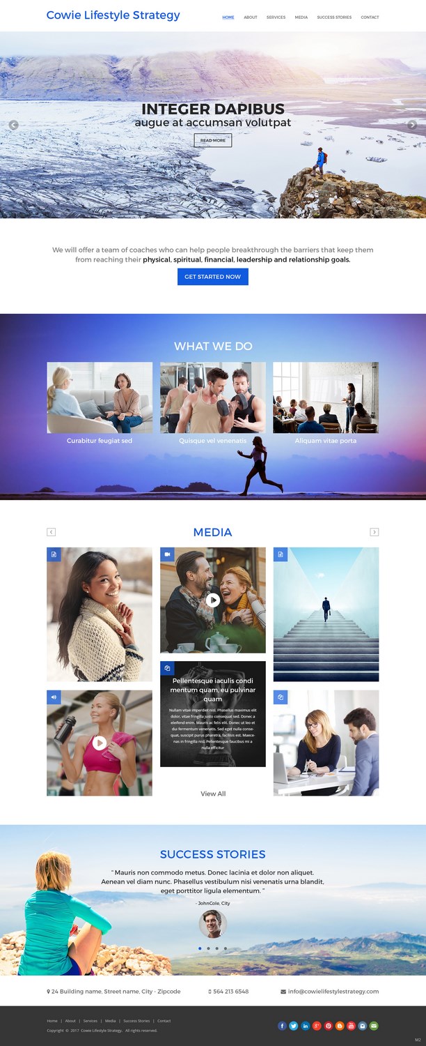 Web Design by pb for David Cowie LLC | Design #14663357
