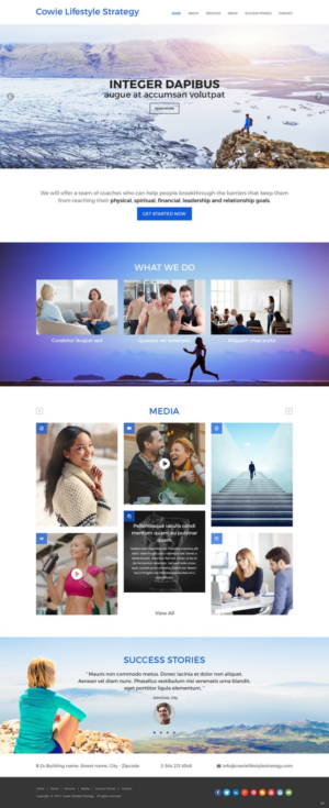 Web Design by pb for David Cowie LLC | Design: #14663357