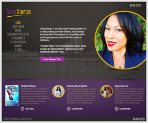 Need creative website for award-winning author | Web Design par -Marc-