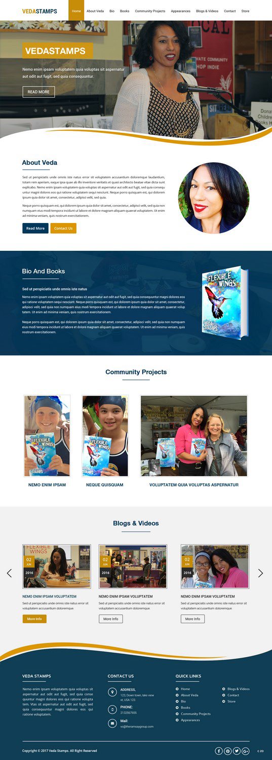 Web Design by pb for this project | Design #14663411